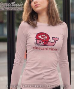 Vineyard Vines White Kansas City Chiefs Longsleeves