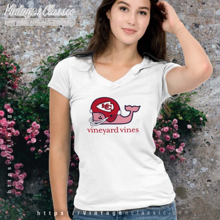 Vineyard Vines White Kansas City Chiefs Vneck Vineyard Vines White Kansas City Chiefs Vneck
