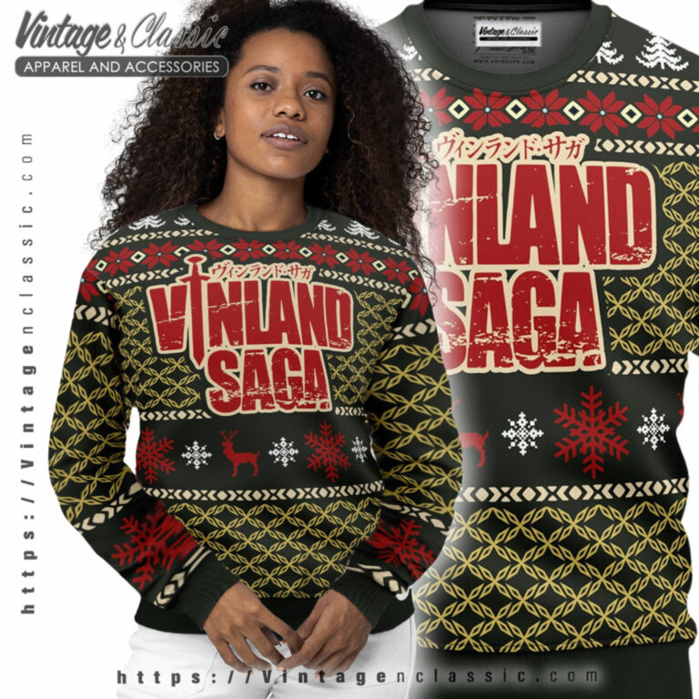 Vinland Saga Christmas Ugly Sweater Women Ugly Sweater Vinland Saga Christmas Ugly Sweater Women Ugly Sweater