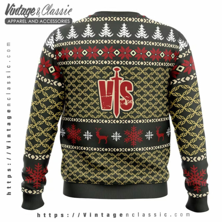 Vinland Saga Christmas Ugly Sweater back Ugly Sweater Vinland Saga Christmas Ugly Sweater back Ugly Sweater