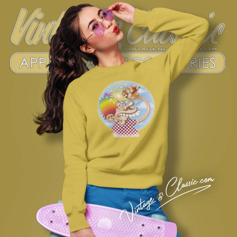 Vintage 1972 Grateful Dead Europe Ice Cream Mouse Kelley Sweatshirt Vintage 1972 Grateful Dead Europe Ice Cream Mouse Kelley Sweatshirt