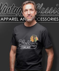 Vintage 1980s Chicago Blackhawks Hockey T Shirt