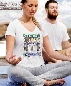 Vintage 1980s Seattle Seahawks Touchdown Club V Neck TShirt