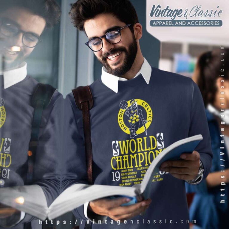 Vintage 1981 Boston Celtics World Champions Graphic Sweatshirt Vintage 1981 Boston Celtics World Champions Graphic Sweatshirt