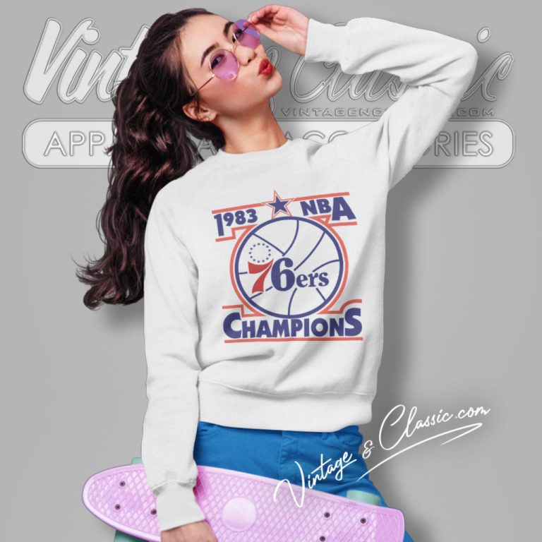 Vintage 1983 Philadelphia 76ers Nba Finals Sixers Sweatshirt Vintage 1983 Philadelphia 76ers Nba Finals Sixers Sweatshirt
