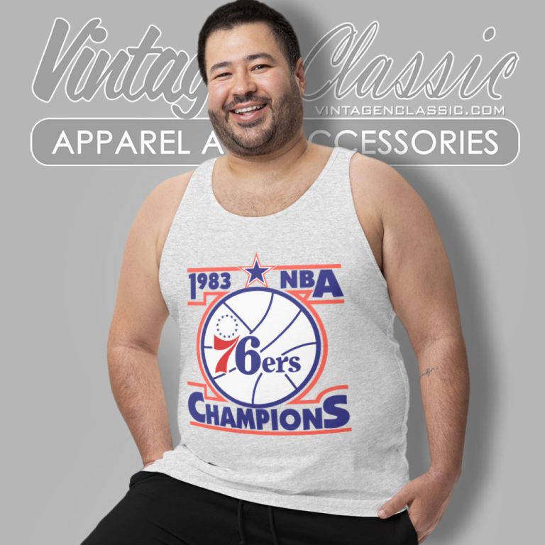 Vintage 1983 Philadelphia 76ers Nba Finals Sixers Tank Top Racerback Vintage 1983 Philadelphia 76ers Nba Finals Sixers Tank Top Racerback