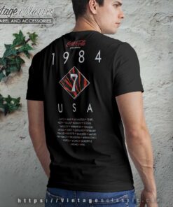 Vintage 1984 Duran Duran Arena Usa Concert Tour TShirt Back Side