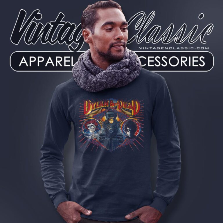 Vintage 1987 Bob Dylan And The Dead Shirt Long Sleeve Tee Vintage 1987 Bob Dylan And The Dead Shirt Long Sleeve Tee