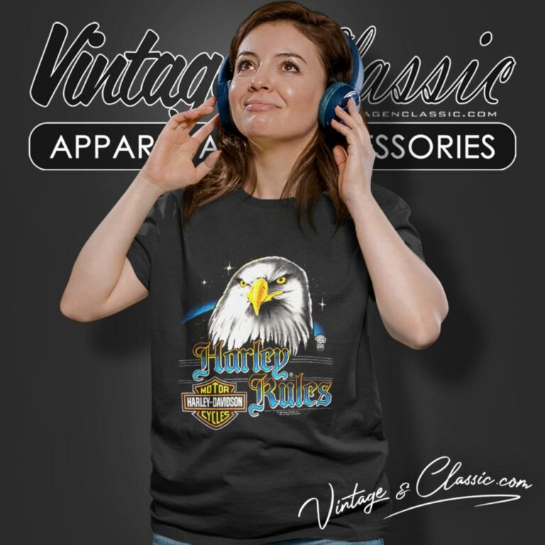Vintage 1988 Eagle Harley Davidson Women T Shirt Vintage 1988 Eagle Harley Davidson Women T Shirt