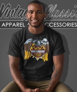 Vintage 1989 Harley Davidson Logo Eagle T Shirt