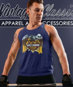 Vintage 1989 Harley Davidson Logo Eagle Tank Top Racerback