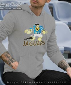 Vintage 1990s Flintstones Jacksonville Jaguars Hoodie