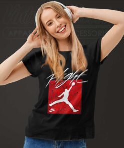 Vintage 1990s Nike Air Jordan Flight Women TShirt