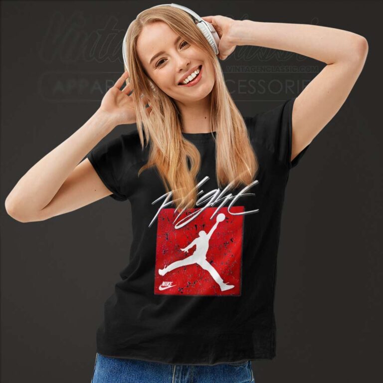 Vintage 1990s Nike Air Jordan Flight Women TShirt Vintage 1990s Nike Air Jordan Flight Women TShirt