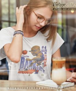 Vintage 1993 Charles Barkley Mvp Phoenix Suns Women TShirt