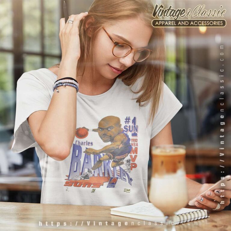 Vintage 1993 Charles Barkley Mvp Phoenix Suns Women TShirt Vintage 1993 Charles Barkley Mvp Phoenix Suns Women TShirt