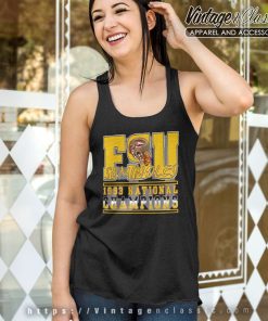 Vintage 1993 Fsu Seminoles National Champions Tank Top Racerback