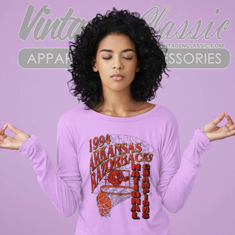 Vintage 1994 Arkansas Razorbacks National Champions Long Sleeve Tee Vintage 1994 Arkansas Razorbacks National Champions Long Sleeve Tee