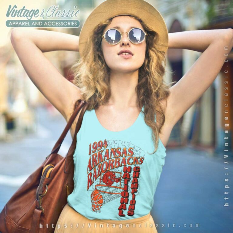 Vintage 1994 Arkansas Razorbacks National Champions Tank Top Racerback Vintage 1994 Arkansas Razorbacks National Champions Tank Top Racerback