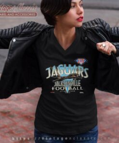 Vintage 1994 Jacksonville Jaguars Shirt 5 Vintage 1994 Jacksonville Jaguars V Neck TShirt