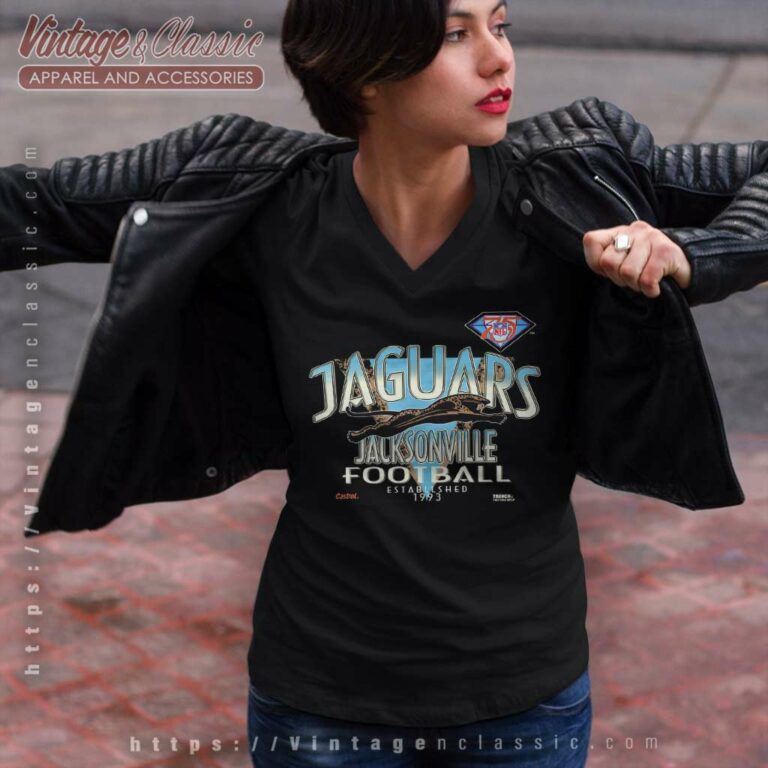 Vintage 1994 Jacksonville Jaguars V Neck TShirt Vintage 1994 Jacksonville Jaguars V Neck TShirt