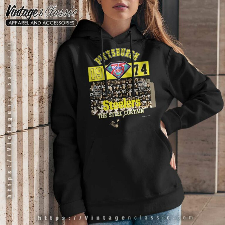 Vintage 1994 Pittsburgh Steelers The Steel Curtain Hoodie Vintage 1994 Pittsburgh Steelers The Steel Curtain Hoodie