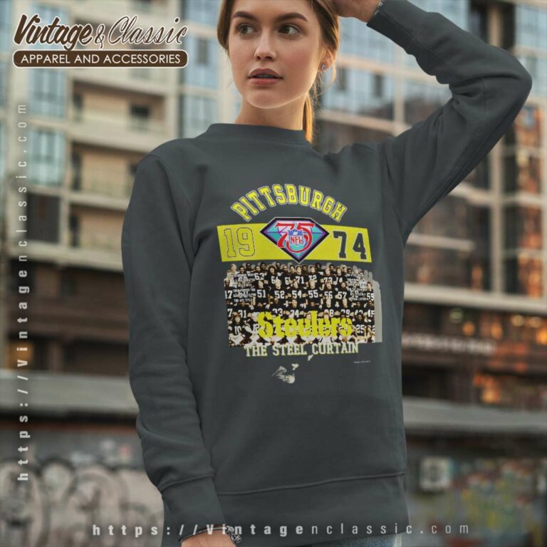 Vintage 1994 Pittsburgh Steelers The Steel Curtain Sweatshirt Vintage 1994 Pittsburgh Steelers The Steel Curtain Sweatshirt