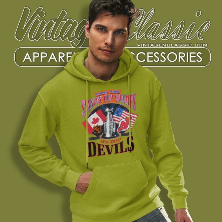 Vintage 1995 Nhl New Jersey Devils Stanley Cup Champions Hoodie Vintage 1995 Nhl New Jersey Devils Stanley Cup Champions Hoodie