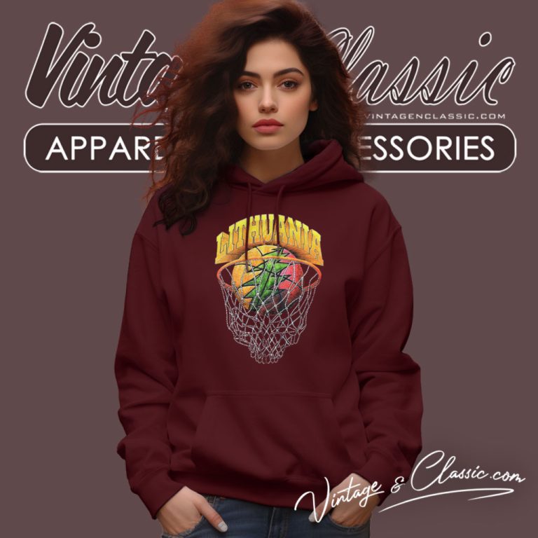 Vintage 1996 Grateful Dead Lithuania Basketball Hoodie Vintage 1996 Grateful Dead Lithuania Basketball Hoodie