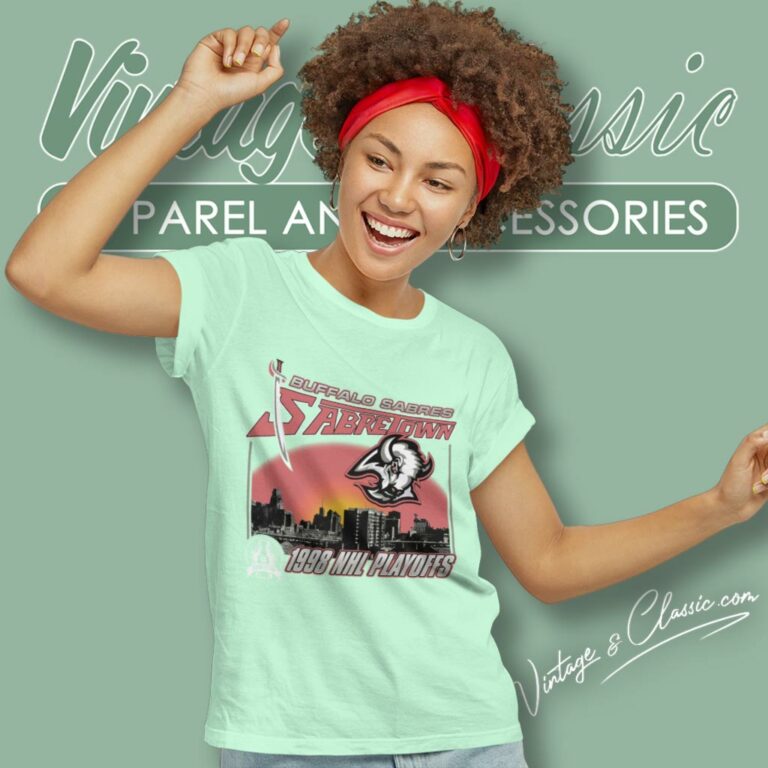 Vintage 1998 Buffalo Sabres Downtown Buffalo Ny Stanley Cup Women T Shirt Vintage 1998 Buffalo Sabres Downtown Buffalo Ny Stanley Cup Women T Shirt