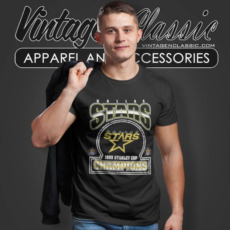 Vintage 1999 Dallas Stars Champions T Shirt Vintage 1999 Dallas Stars Champions T Shirt