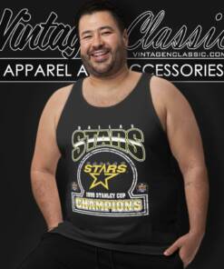 Vintage 1999 Dallas Stars Champions Tank Top Racerback