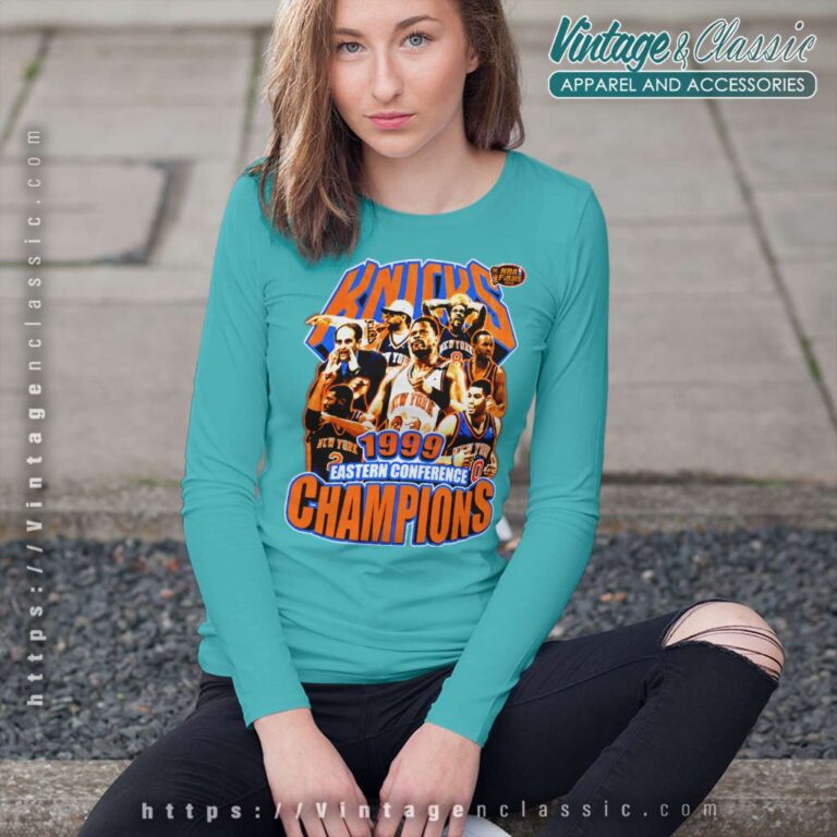 Vintage 1999 New York Knicks Eastern Conference Long Sleeve Tee Vintage 1999 New York Knicks Eastern Conference Long Sleeve Tee