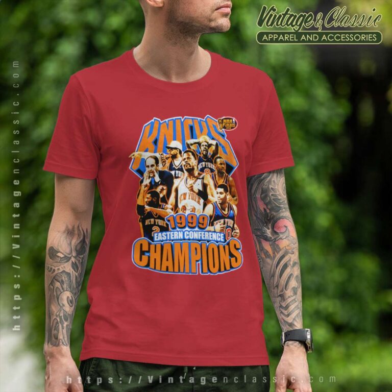 Vintage 1999 New York Knicks Eastern Conference T Shirt Vintage 1999 New York Knicks Eastern Conference T Shirt
