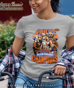 Vintage 1999 New York Knicks Eastern Conference Women TShirt