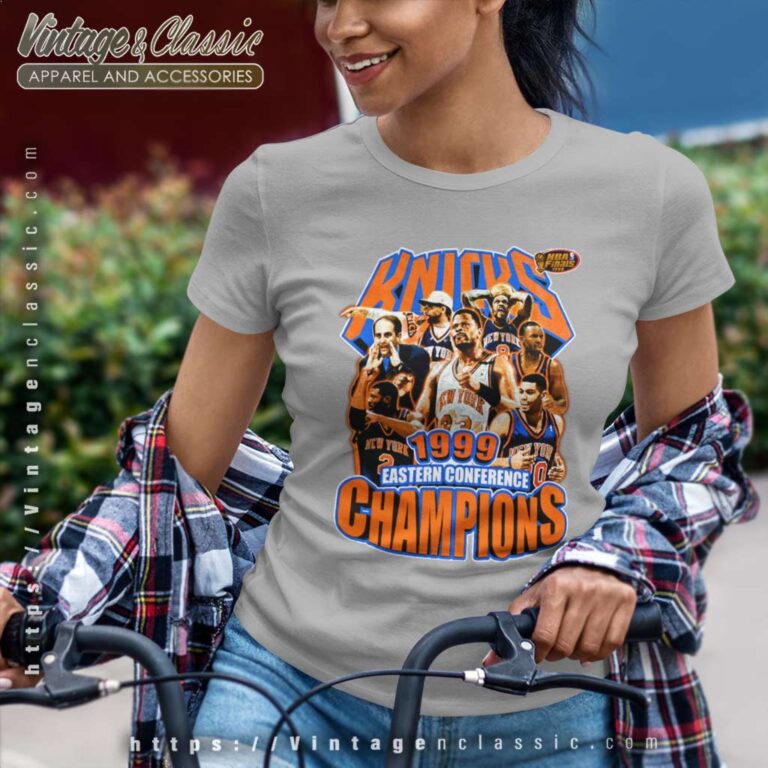 Vintage 1999 New York Knicks Eastern Conference Women TShirt Vintage 1999 New York Knicks Eastern Conference Women TShirt