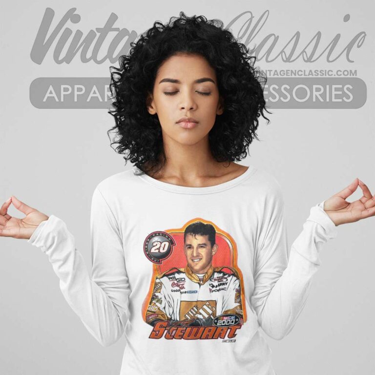 Vintage 2000 Tony Stewart Nascar Long Sleeve Tee Vintage 2000 Tony Stewart Nascar Long Sleeve Tee