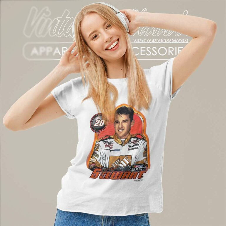 Vintage 2000 Tony Stewart Nascar Women TShirt Vintage 2000 Tony Stewart Nascar Women TShirt