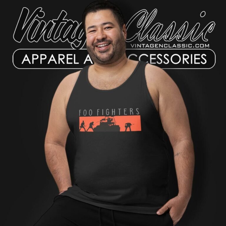 Vintage 2003 Foo Fighters One By One Tour Tank Top Racerback 2 Vintage 2003 Foo Fighters One By One Tour Tank Top Racerback 2