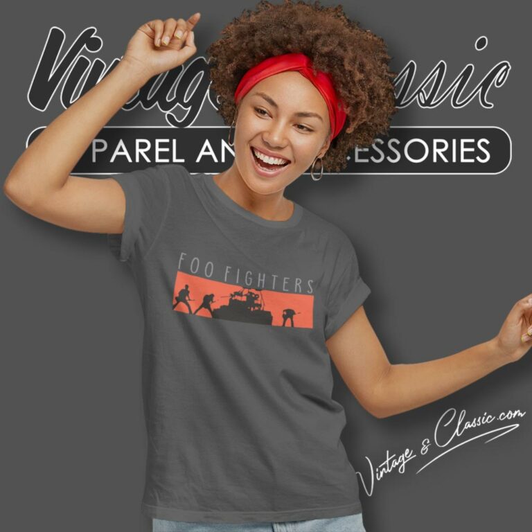 Vintage 2003 Foo Fighters One By One Tour Women T Shirt 2 Vintage 2003 Foo Fighters One By One Tour Women T Shirt 2