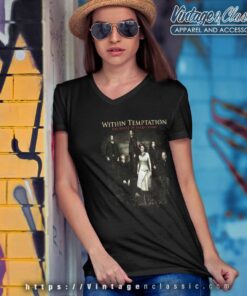 Vintage 2007 Within Temptation V Neck TShirt