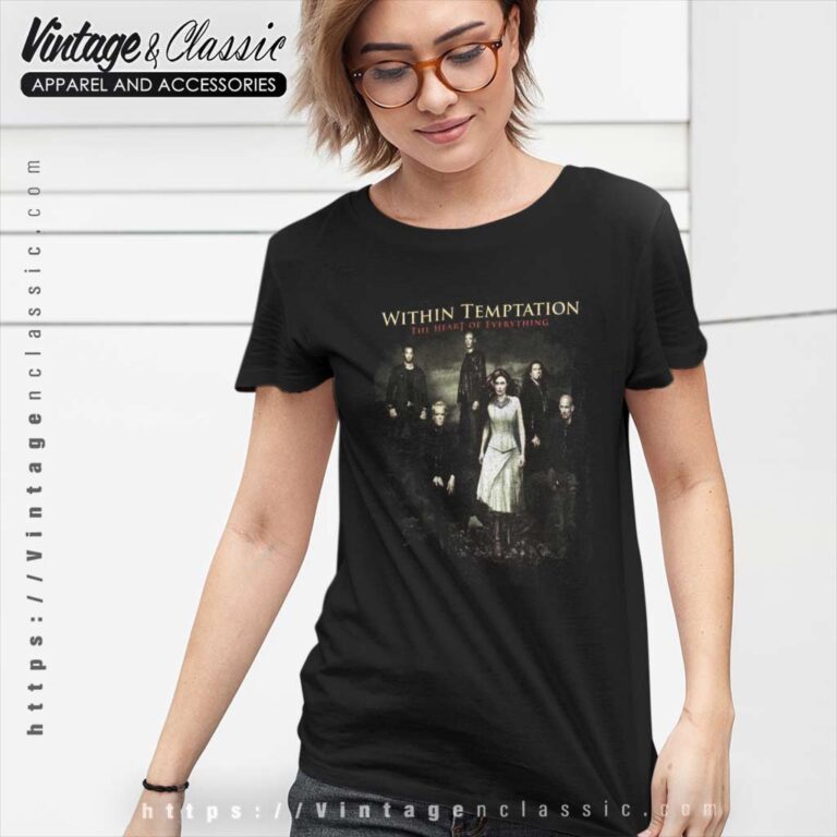 Vintage 2007 Within Temptation Women TShirt Vintage 2007 Within Temptation Women TShirt