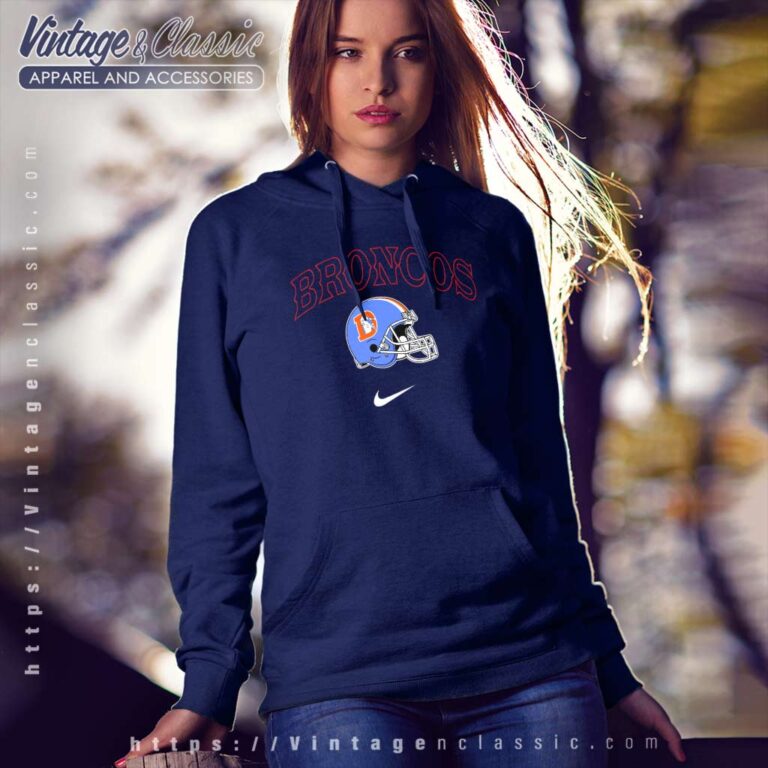 Vintage 80s Nike Denver Broncos Logo Hoodie Vintage 80s Nike Denver Broncos Logo Hoodie