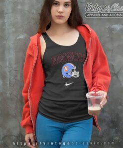 Vintage 80s Nike Denver Broncos Logo Tank Top Racerback