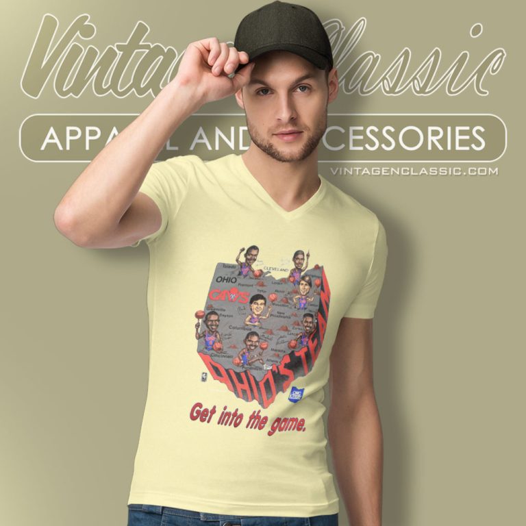 Vintage 80s Salem Sportswear Cleveland Cavaliers Nba Caricature V Neck TShirt Vintage 80s Salem Sportswear Cleveland Cavaliers Nba Caricature V Neck TShirt