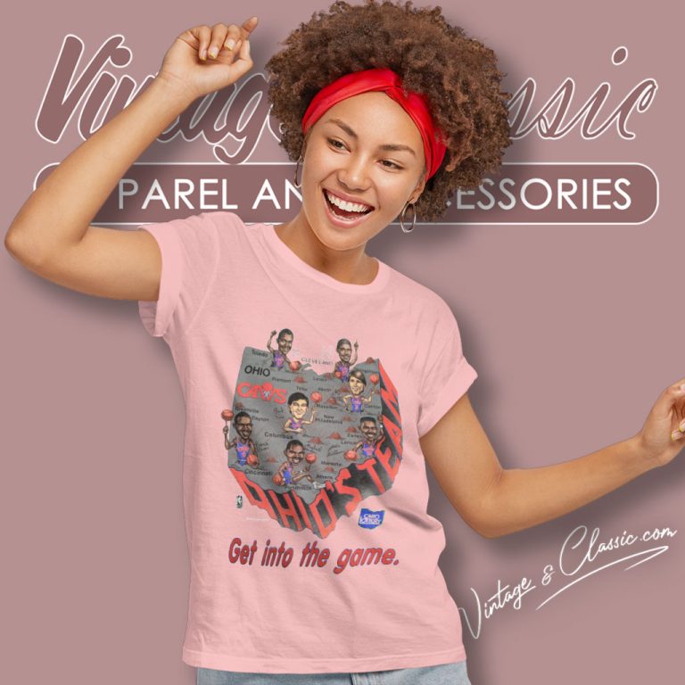 Vintage 80s Salem Sportswear Cleveland Cavaliers Nba Caricature Women T Shirt Vintage 80s Salem Sportswear Cleveland Cavaliers Nba Caricature Women T Shirt