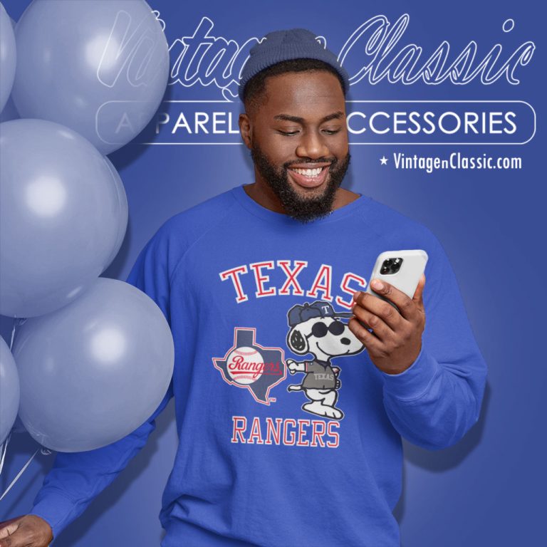 Vintage 80s Texas Rangers And Snoopy Sweatshirt Vintage 80s Texas Rangers And Snoopy Sweatshirt