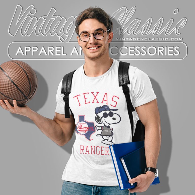 Vintage 80s Texas Rangers And Snoopy T Shirt Vintage 80s Texas Rangers And Snoopy T Shirt