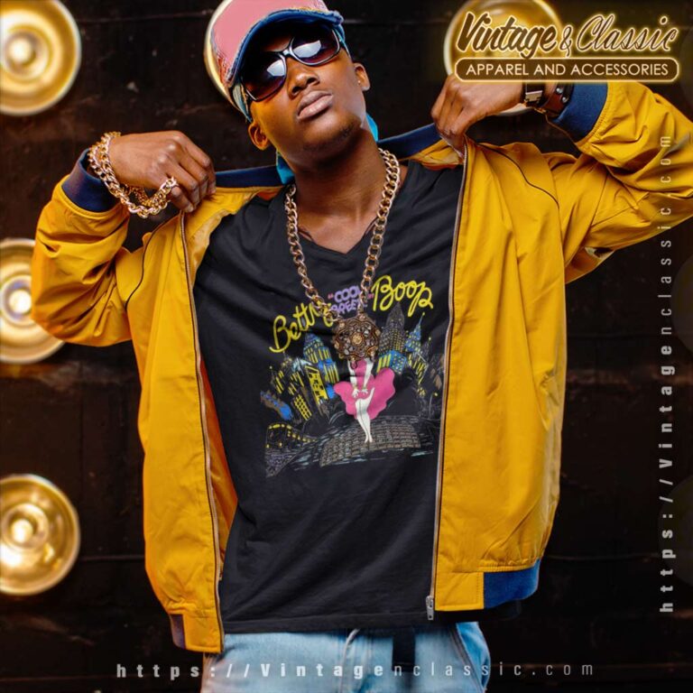 Vintage 90s Betty Boop Nyc V Neck TShirt Vintage 90s Betty Boop Nyc V Neck TShirt