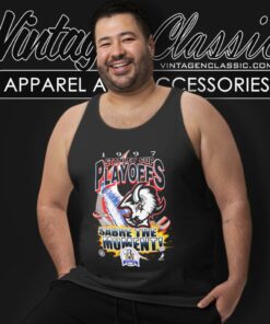 Vintage 90s Buffalo Sabres 1997 Stanley Cup Playoffs Tank Top Racerback
